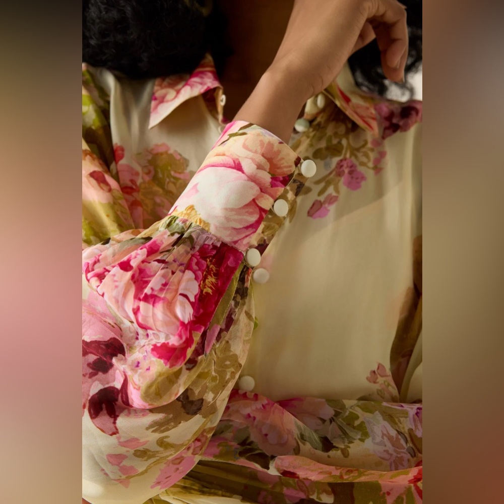 Hemant & Nandita Sama Floral Print blouse IN STORES NOW - Picture 8 of 10